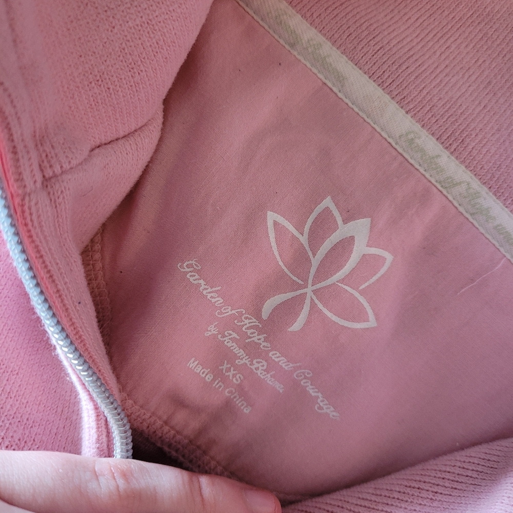 Tommy Bahama Women's Pink Quarter-Zip Sweater - Picture 7 of 10